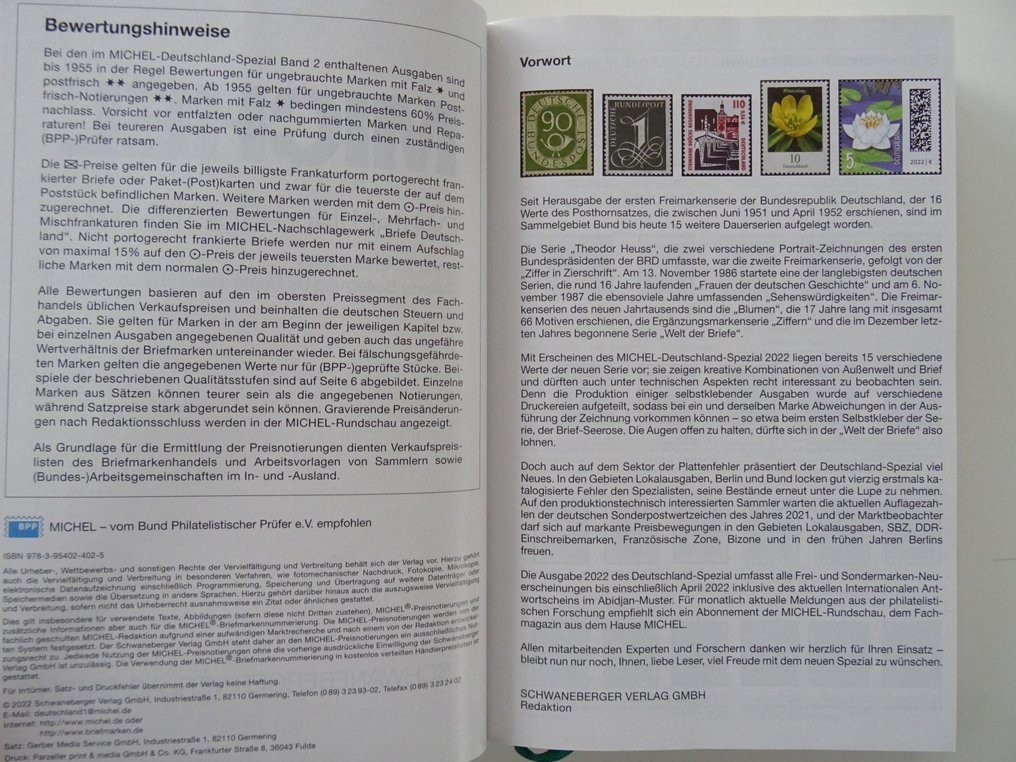 Accessori - Michel Catalogus 2022 - Michel Speciaal catalogo Germania, parte 2 #2.1