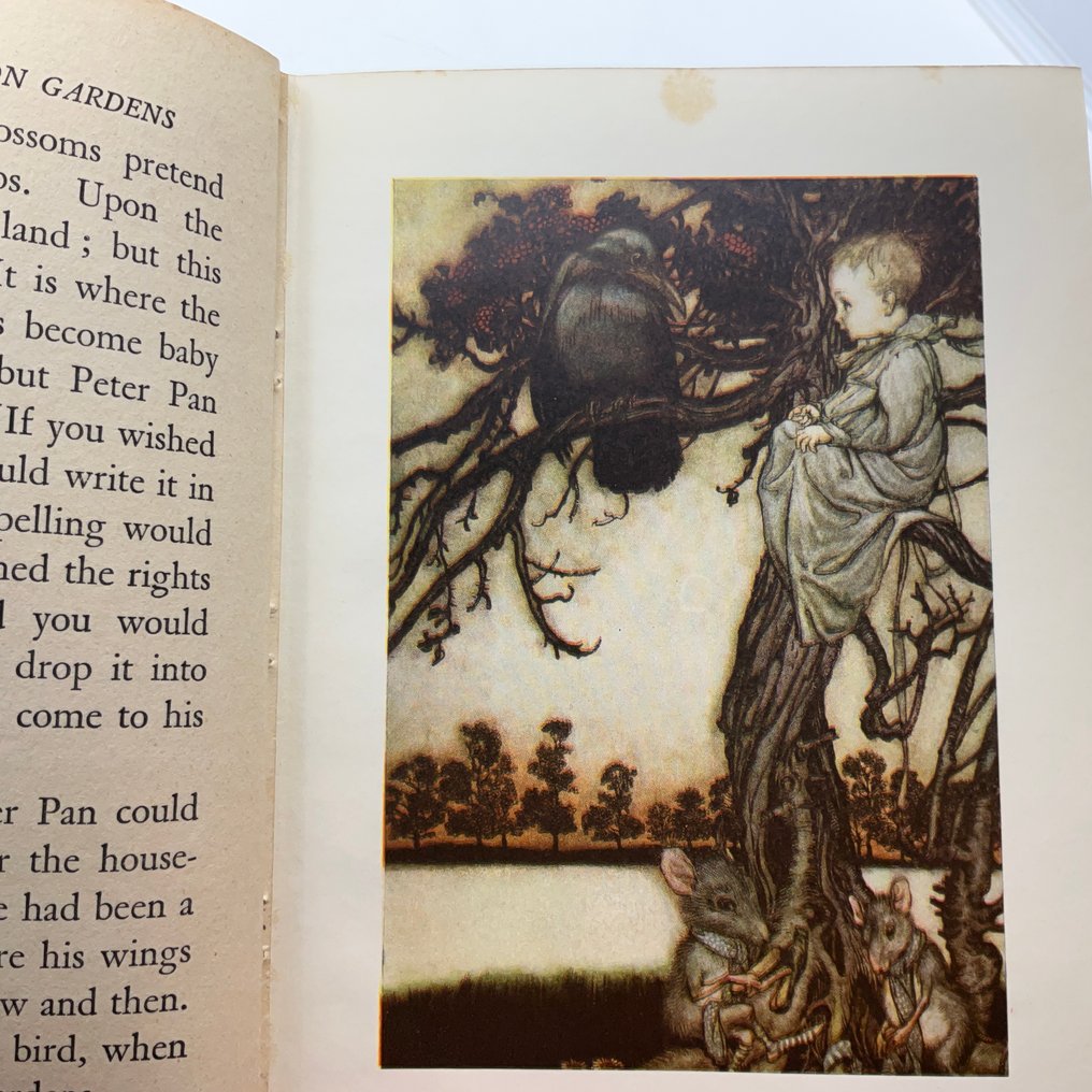 J.M. Barrie / Arthur Rackham (ill) - Two Rackham editions of "Peter Pan in Kensington Gardens" - 1930-1951 #1.0