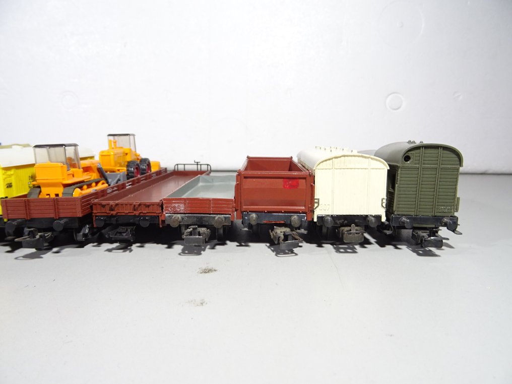 Märklin H0 - Carrozza merci di modellini di treni (12) - Treno merci con 12 carri merci - DB #4.3