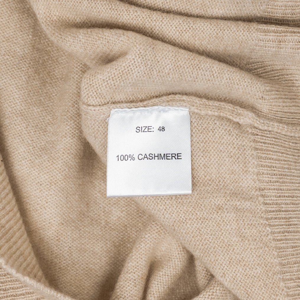 RUBINACCI NAPOLI RRP 750€ Beige Sweater Crewneck 100% Soft Cashmere - 48 IT - Φούτερ - New with tags #4.3