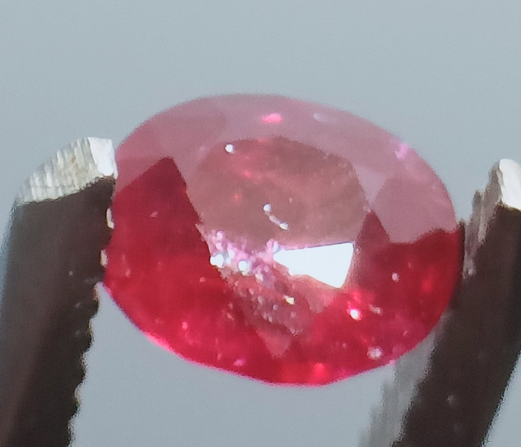 Ohne mindestpreis - 1 pcs  Rot Rubin  - 1.24 ct - Lotus Gemology #3.2