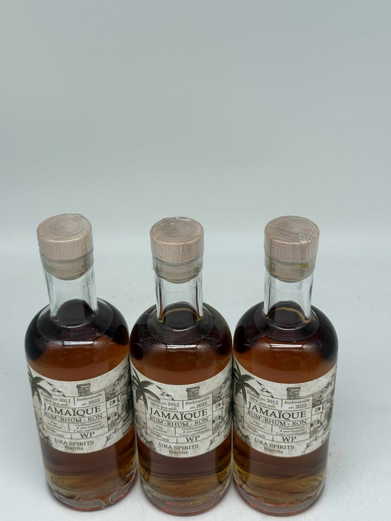 Worthy Park 2012 10 years old Ura Spirits  - 50cl - 3 bottles #3.2