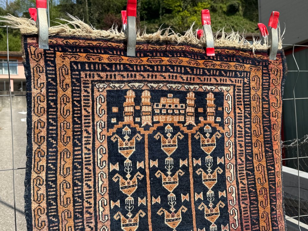 Afghansk Baluch - Tæppe - 126 cm - 82 cm #1.0
