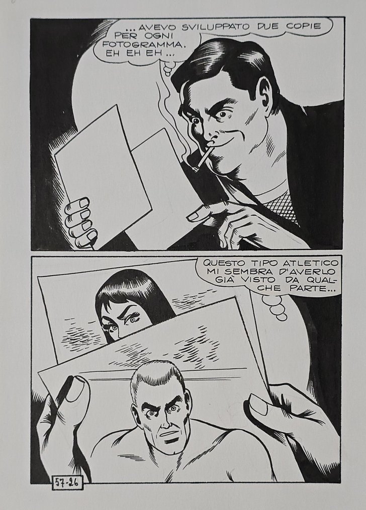 Magnus - 1 Original page - Kriminal n. 57 - " L'invidia Corrode " #1.0