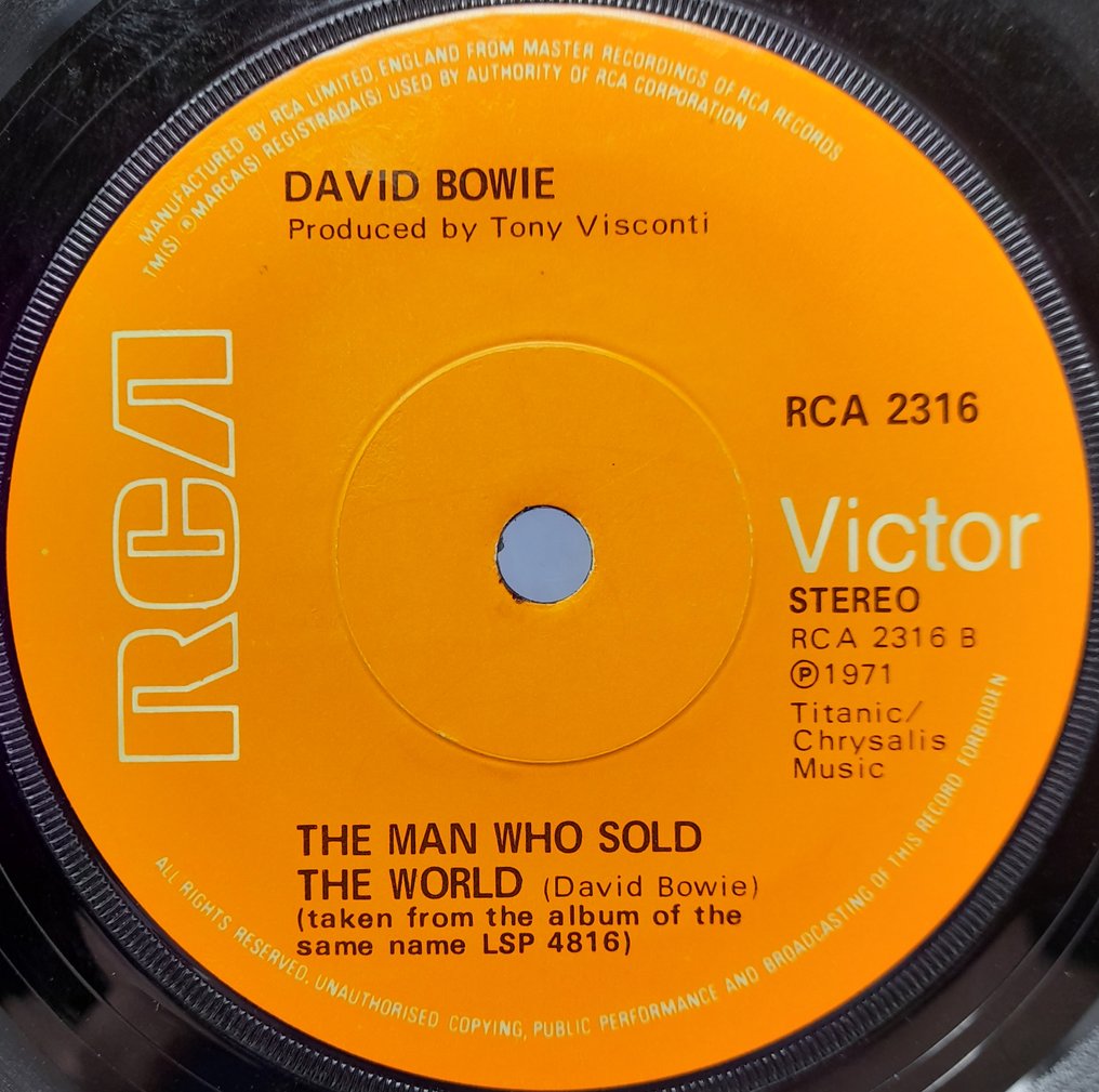 David Bowie, T. Rex, Bryan Ferry - All UK first pressings (4 x 7" singles + 1 LP) - Δίσκος βινυλίου - 1971 #3.2