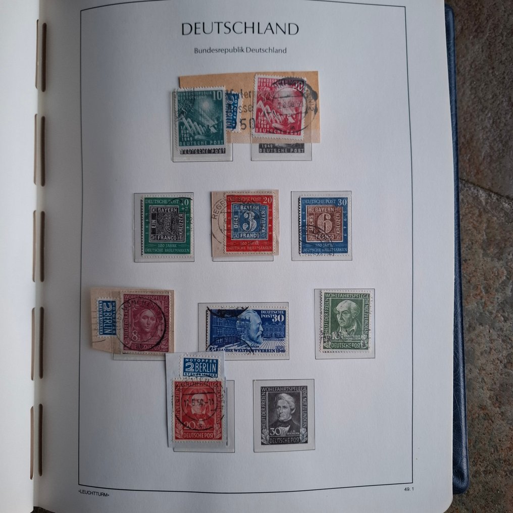 德國 1949/2006 - 集邮免费邮票和邮票块几乎完整，收集于3册Leuchtturm。 #4.3