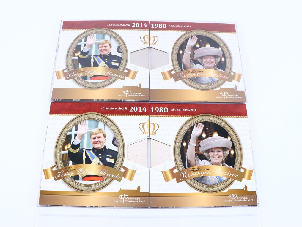 Netherlands. Year Set (BU) 2014 "Abdicatieset" (4 sets)  (No reserve price) #1.0