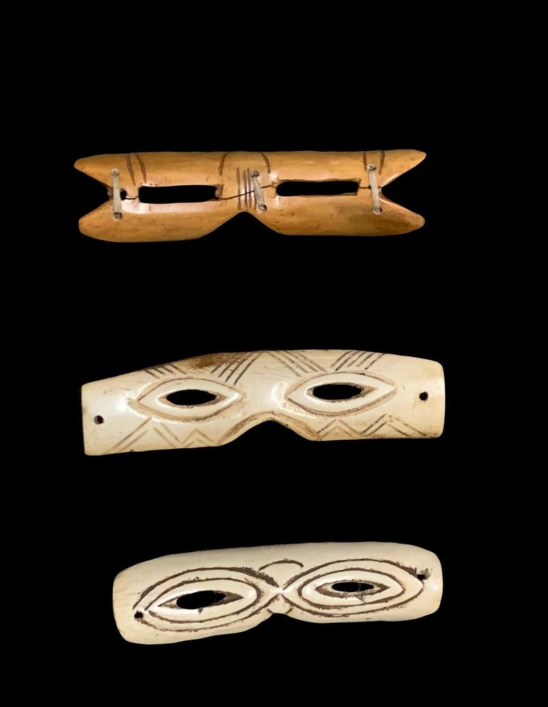 Occhiali in stile Inuit.  (Senza prezzo di riserva) #1.0