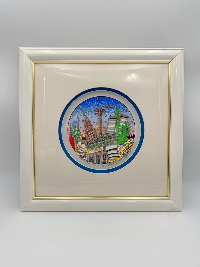Charles Fazzino (1955) - Around New York・3D silkscreen · Free shipping #1.0