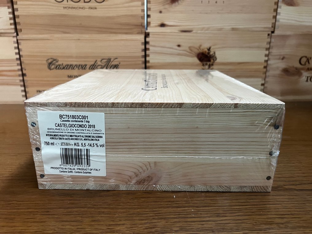 2018 Frescobaldi Castelgiocondo - 蒙达奇诺·布鲁奈罗 DOCG - 3 Bottles (0.75L) #4.3