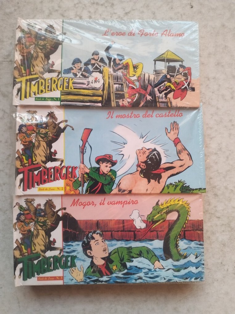 Timbergek - nn. 1/3 serie completa Book de Luxe - Editoriale Mercury - 3 Comic - Ediție limitată #1.0