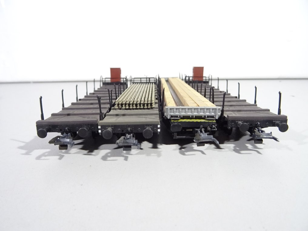 Roco H0轨 - 模型火车货运车厢 (4) - 4辆货车 #1.0