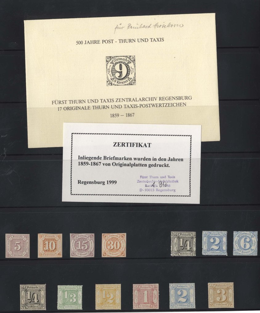 Thurn und Taxis  - Πολύ καθαρή συλλογή σε 4 σελίδες άλμπουμ με πολλούς καλύτερους δείκτες. #1.0