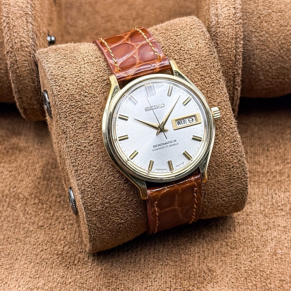 Seiko - Matic-R 抽象 (Chūshō) – Abstraction - No Reserve Price - 8346-8000 - Men - 1977 #3.2