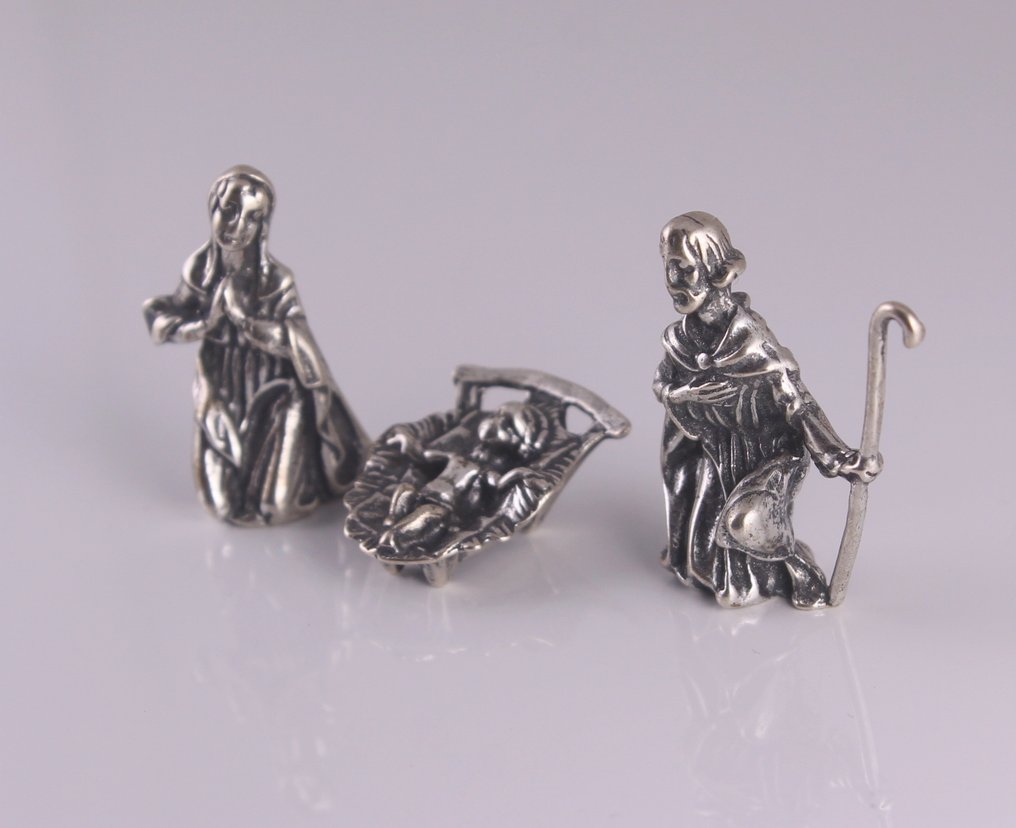 Presepe (3) - .925 argento, nessun marchio ma testato per l'argento - senza prezzo di riserva #3.2
