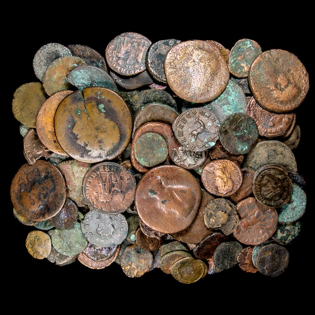 Ρωμαϊκή Αυτοκρατορία Lote de 150 monedas Æ Ases ,Sestercios y Bajo Imperio siglo I - IV d.C. (χωρίς τιμή ασφαλείας) #1.0