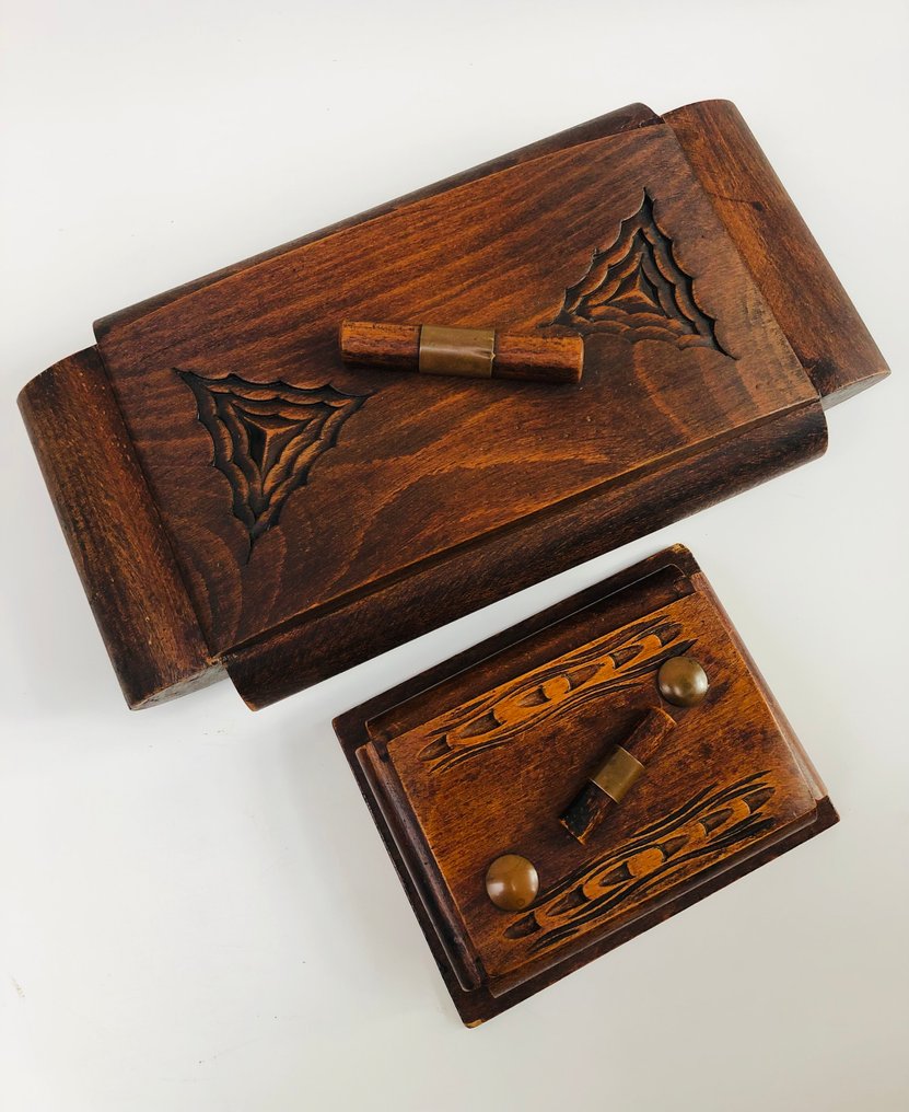 Sieradendoos (2) - Hout, Messing #1.0