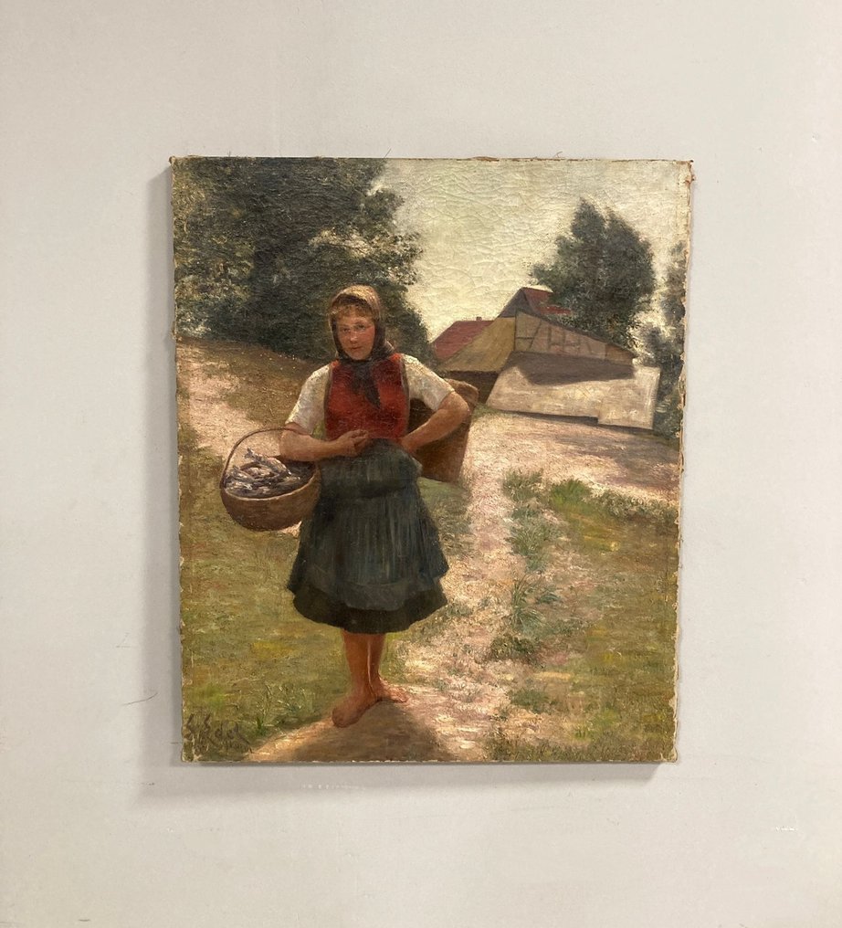 Edmund Edel (1863-1934) - Pescivendola #1.0