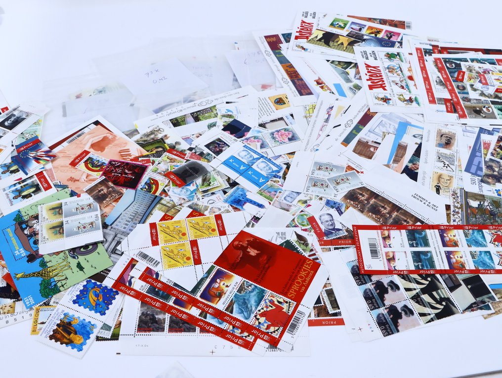 Βέλγιο  - Ονομαστικό μέρος. Αξία €1098,74, #1.0