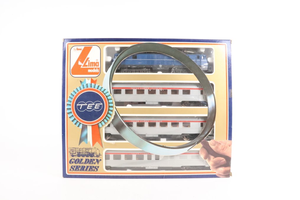 Lima H0 - 109710 - Conjunto de comboios (1) - Tipo 150 loc com Mistral (Inox) carruagens - NMBS #1.0