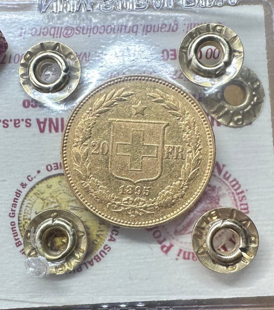 瑞士. 20 Francs 1895 #1.0