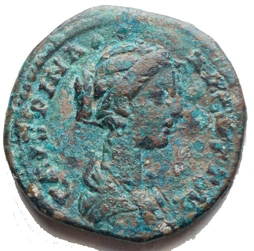 Empire romain. Crispine (Augusta, 178-182 apr. J.-C.). As Rome (Sans prix de réserve) #1.0