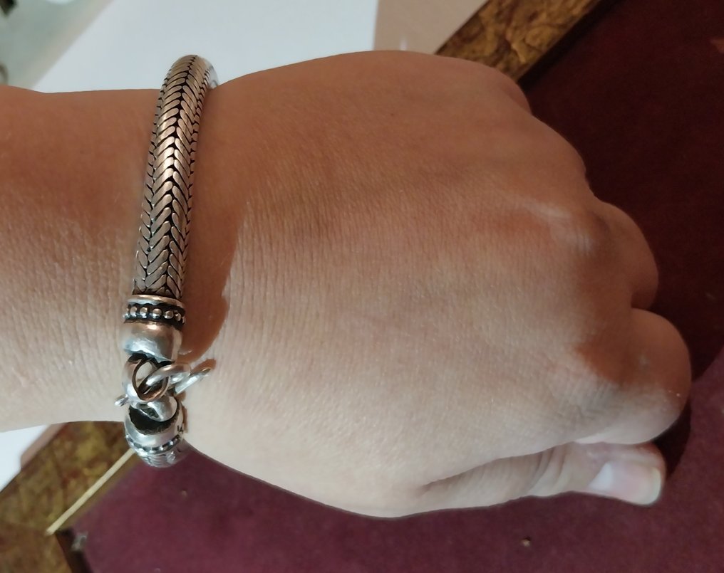 Βραχιόλι Ασημί - Μαέστοσο βραχιόλι snake #3.2