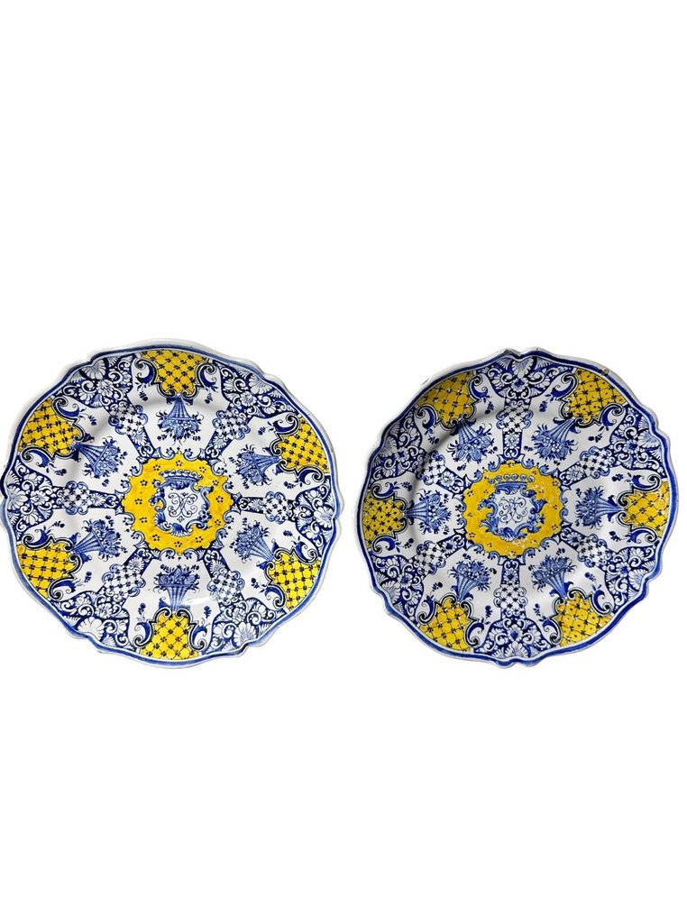 盘子 (2) - 陶器 - 19世纪带有垂饰的盘子 #1.0