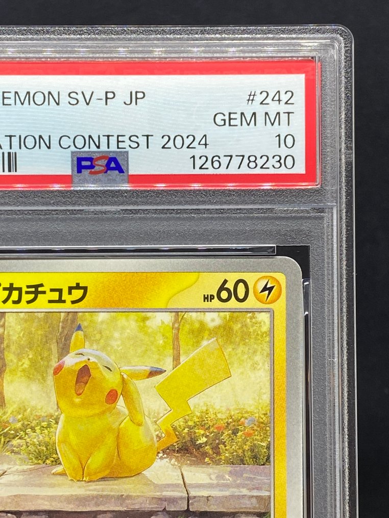 Pokémon - 1 Graded card - Pikachu #242/SV-P 促销卡 - PSA 10 - Scarlet & Violet #2.1