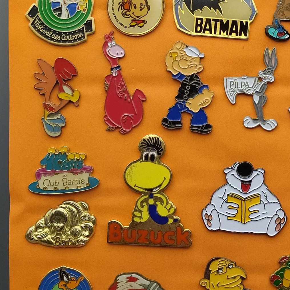 主題系列 - 63个别针套装——漫画与动画——法比漫画，复古流行文化 #4.3