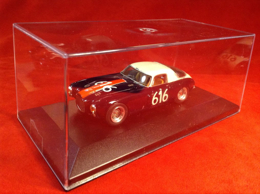 GAMMA Models - made in Italy 1:43 - Modellino di auto da corsa - Lancia D20 Coupe' Berlinetta Pininfarina Scuderia Lancia 8° Mille Miglia 1953 #616 Clemente - factory built - very good quality - very hard to find today #1.0