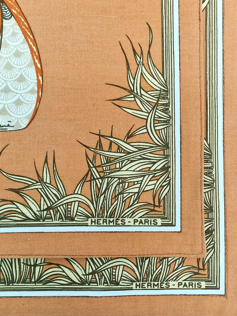 Hermès - Set of 2 Placemats - Tablecloth  - 32 cm - 45.5 cm #4.3