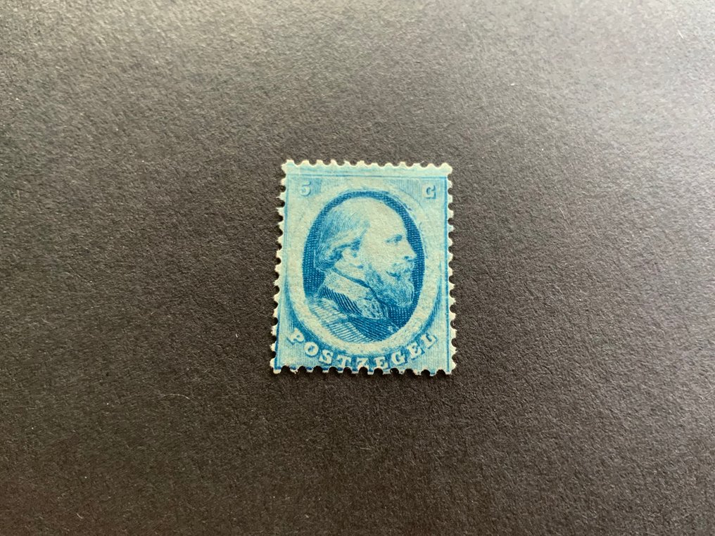 Netherlands 1864/1864 - King Willem III unused with certificate - Koning Willem III #1.0