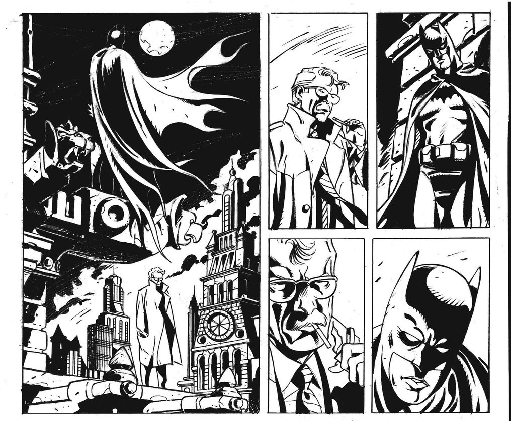 Caracuzzo, Giancarlo - 1 Original page - Batman, The Joker - 1998 #1.0