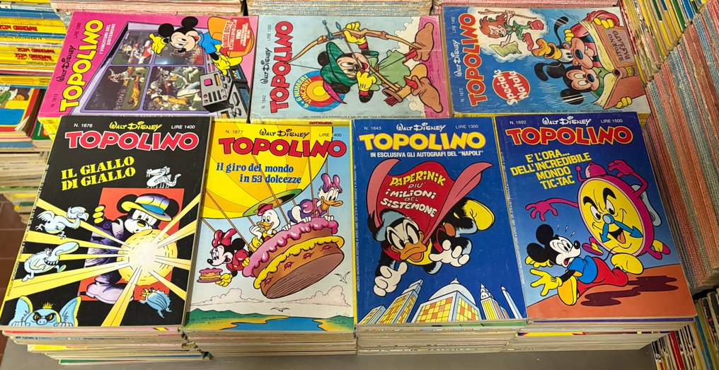 Topolino 1601/1700 - Sequenza semi completa - 97 Comic - Πρώτη έκδοση #2.1