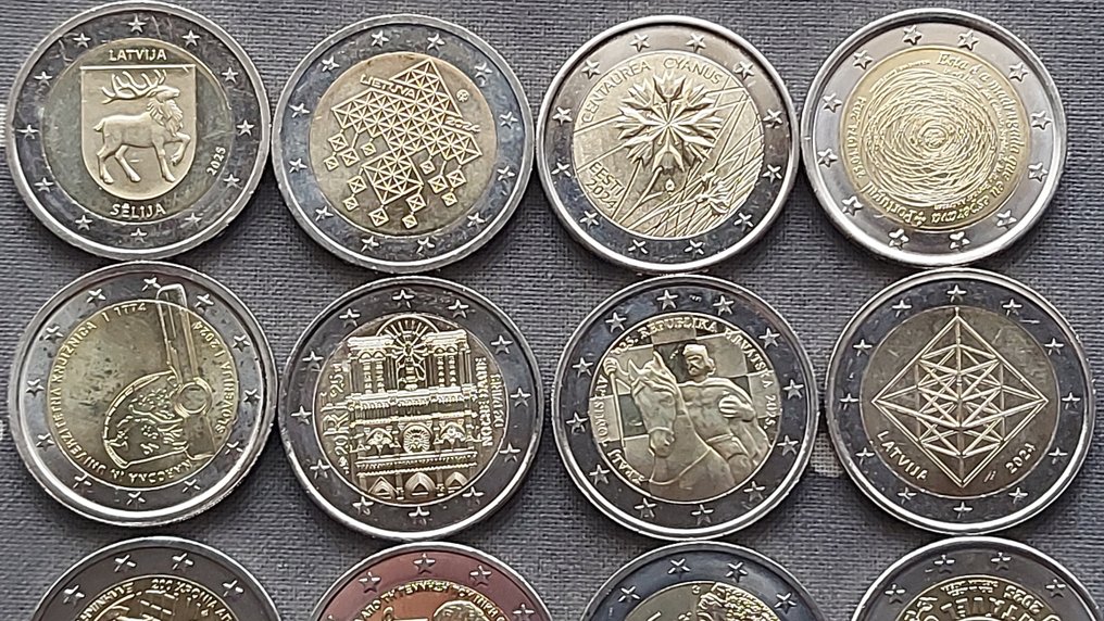 Europe. 2 Euro 2015/2025 (20 moedas) (No reserve price) #1.0