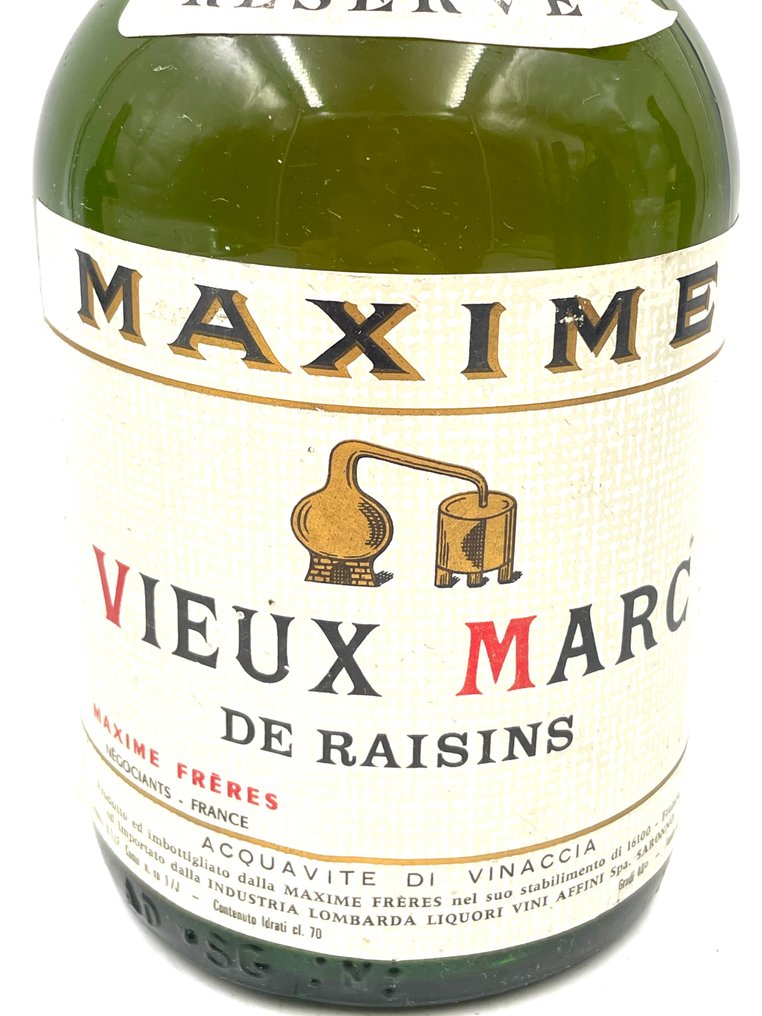 Maxime Freres - Viuex Marc De Raisins Vieille Reserve - b. 1980s - 70cl - 3 bottles #3.2