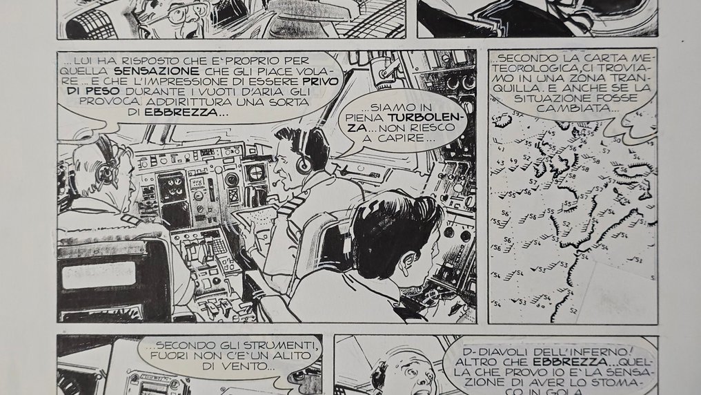 Brindisi, Bruno - 1 Original page - Martin Mystère - "Il cielo dei Sargassi " #2.1