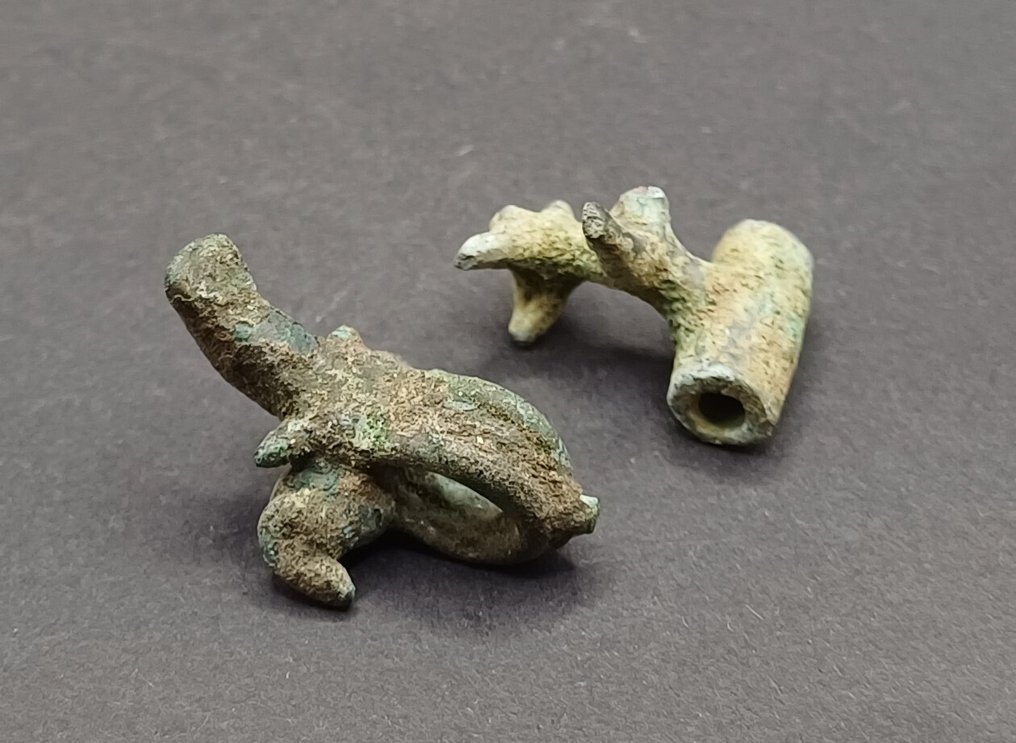 Bronze Age Bronze Animal Pendants - 25 mm  (No reserve price) #2.1
