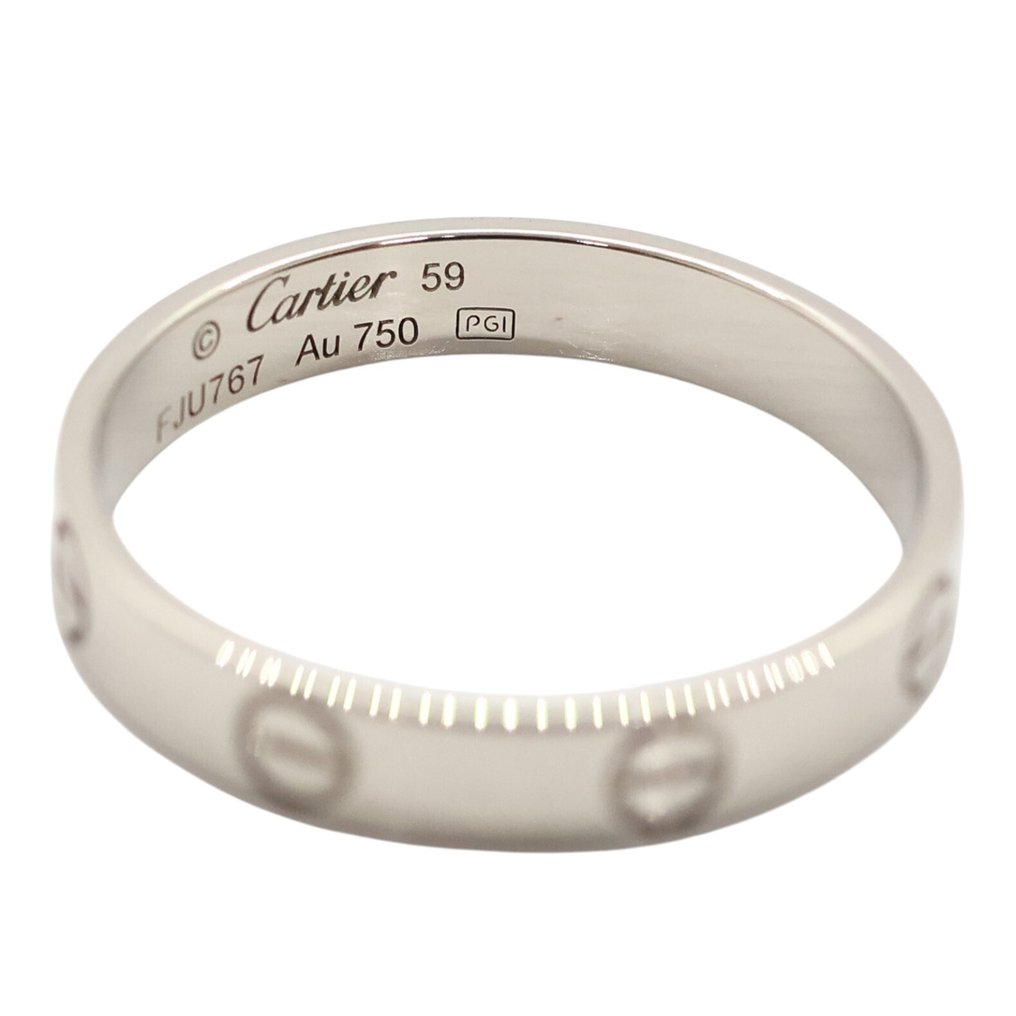 Cartier - Δαχτυλίδι - LOVE small model - 18 καράτια Λευκός χρυσός #4.3