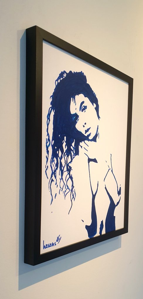 Liesens - Love me(Handpainted on canvas met lijst) #2.1