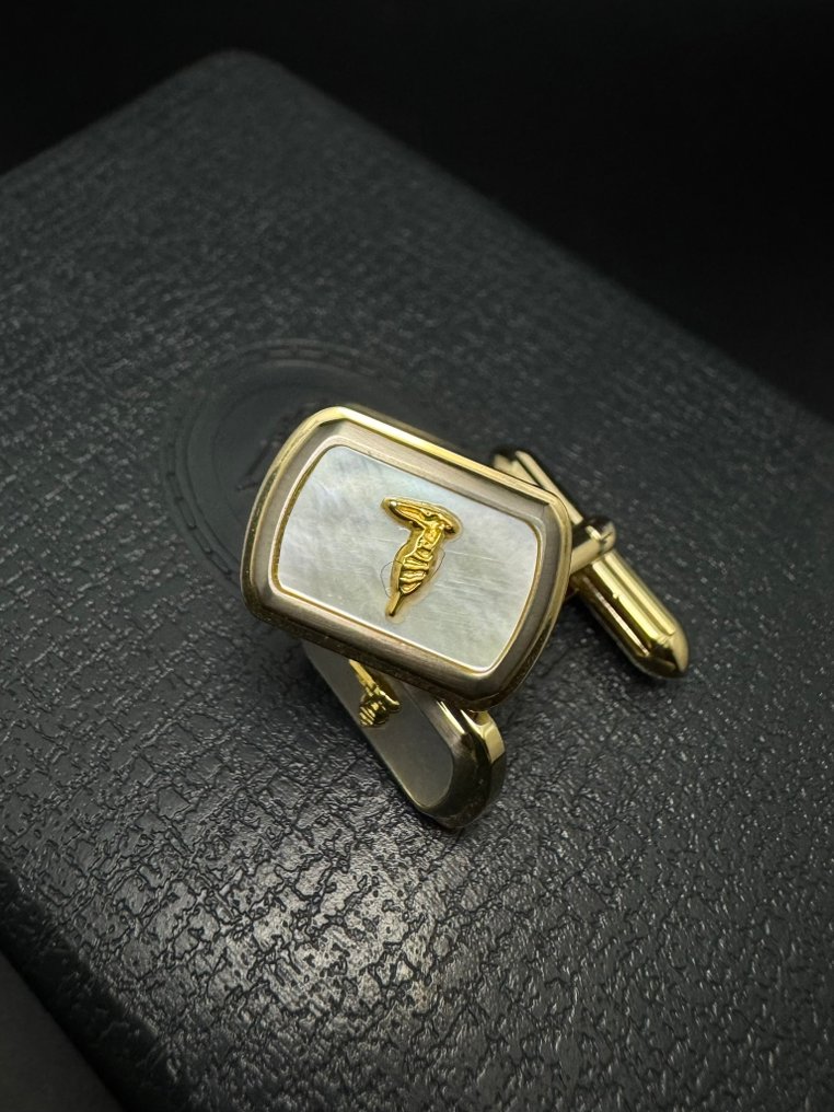 No reserve price - Cufflinks Metal - Trussardi - Pearlescent #3.2