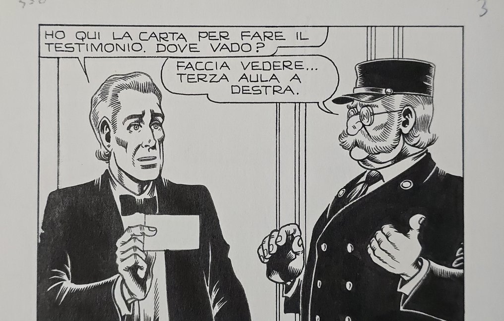 Magnus - 1 Original page - Alan Ford n. 15 - "Il colpo di fulmine " #1.0