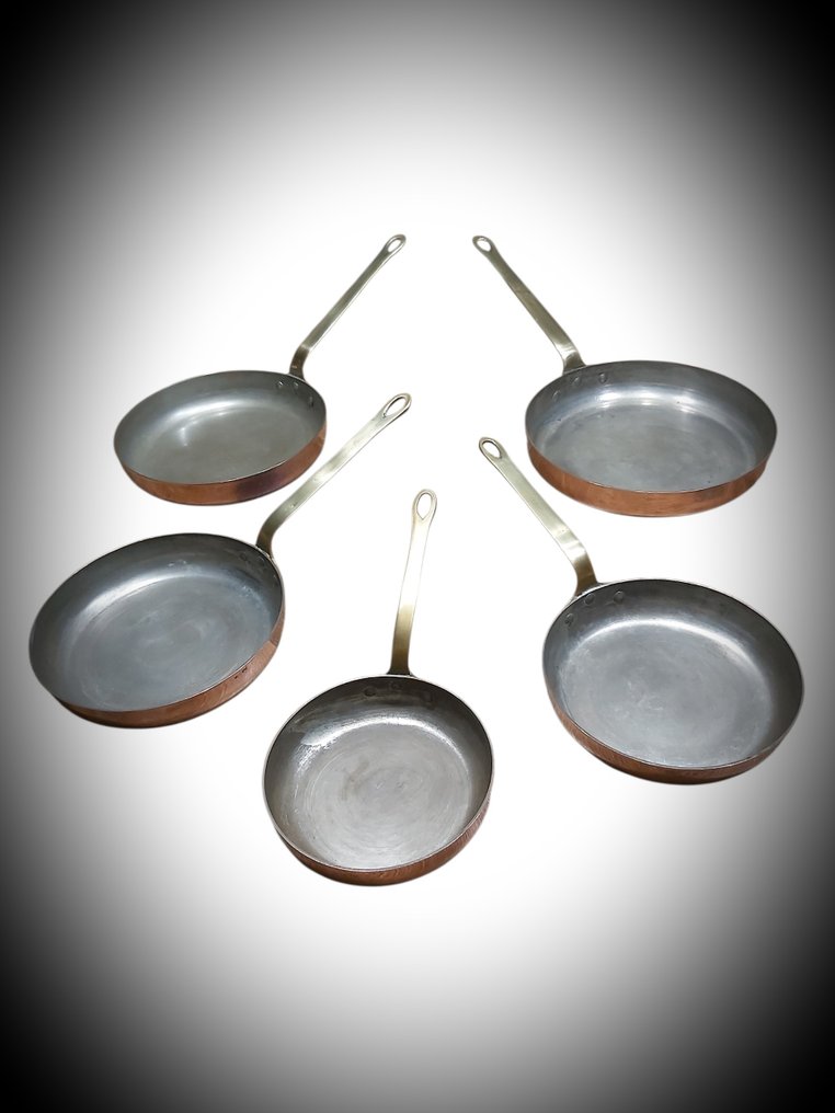 Τηγάνι (5) - Ορείχαλκος, Χαλκός - Επαγγελματική ποιότητα #1.0