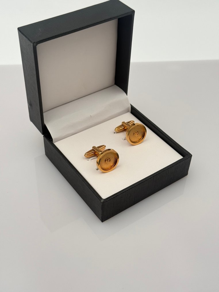 Ohne mindestpreis - Alfred Dunhill - Manschettenknöpfe Vergoldet - Goldbeschichtet 18k #1.0