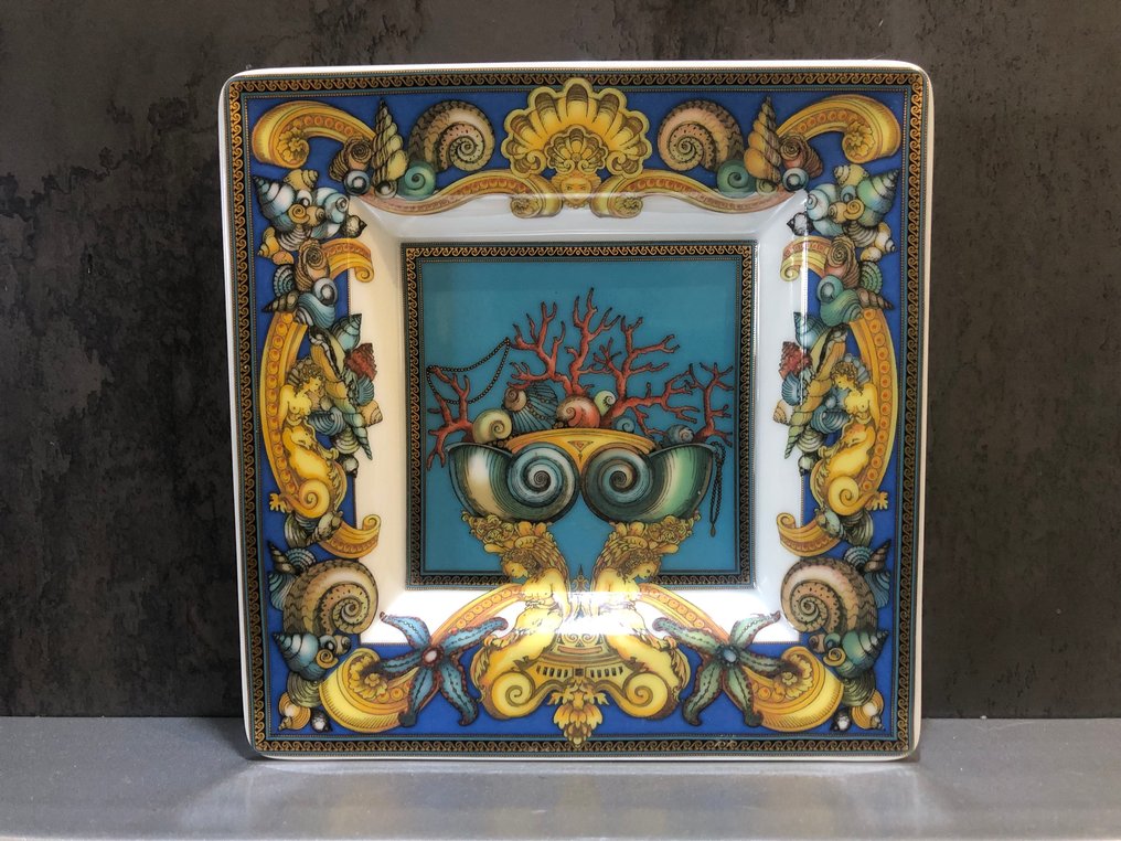 置物盤 - Rosenthal - Versace - 海洋的宝藏 - 義大利 #1.0