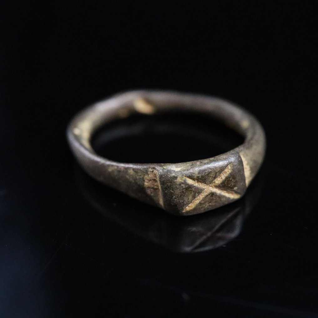 古羅馬 帝国青铜军团战士 戒指 - Legio X  (沒有保留價) #1.0