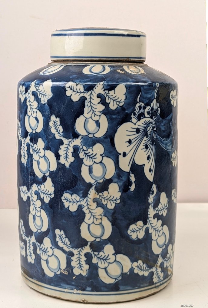 花瓶 - 瓷 - 中国 - 手工制作  (没有保留价) #1.0