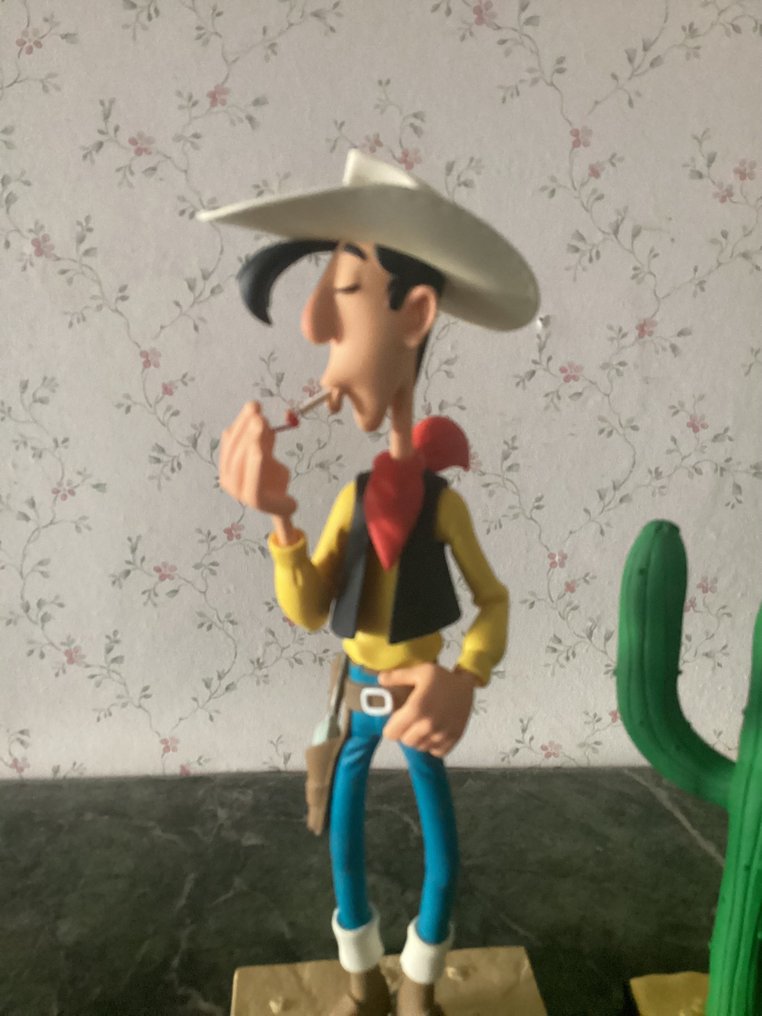Lucky Luke - 2 Lucky Luke steekt zijn sigaret aan + De cactus - LMZ #3.2