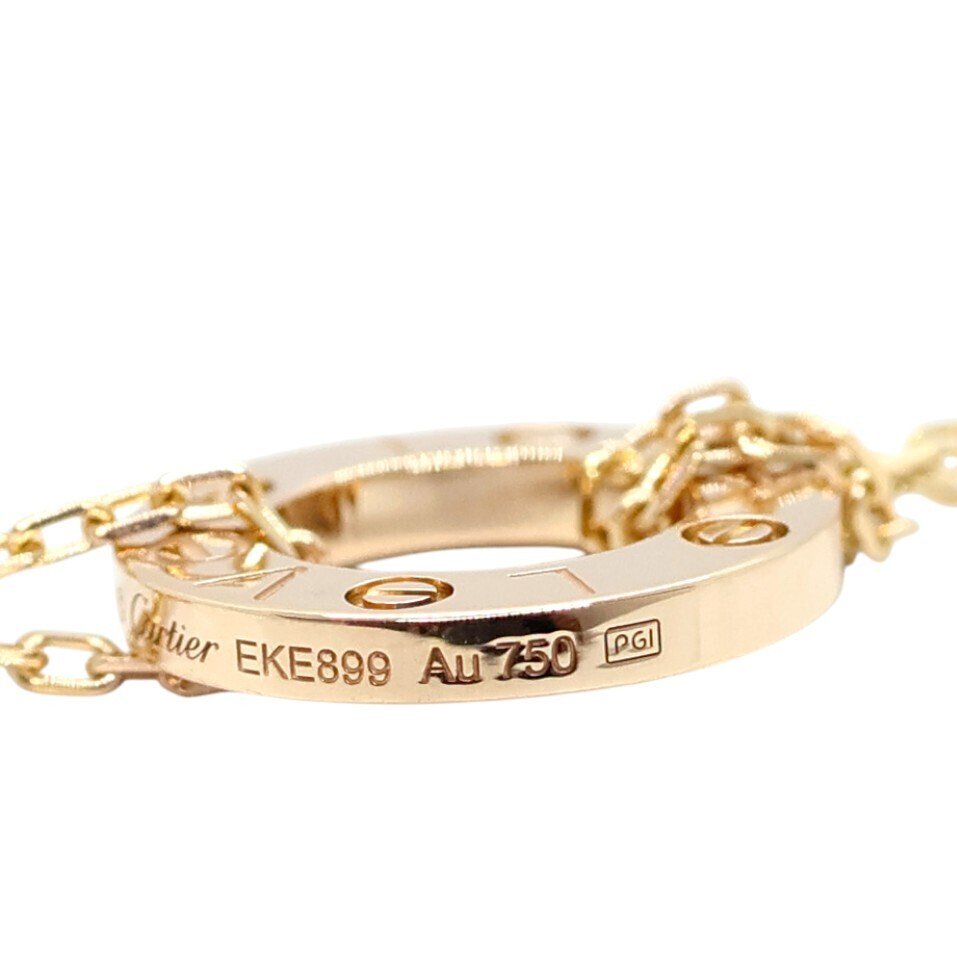 Cartier - Κολιέ με μενταγιόν - Love - 18 καράτια Ροζ χρυσό - 2 Diamonds #4.3